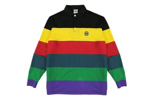 Image of Cross Colours - Retro Stripe L/S Rugby - Multi