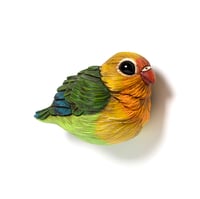 Image 2 of Mini Bird: Fischer's Loverbird by Calvin Ma 