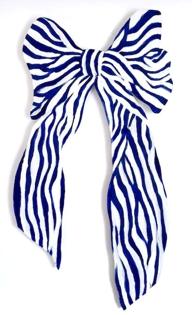 Image of Väggskulptur original #Rosett -blue et blanc- 4000 KR