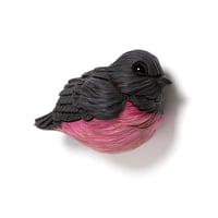 Image 2 of Mini Bird: Pink Robin by Calvin Ma 