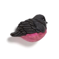 Image 3 of Mini Bird: Pink Robin by Calvin Ma 