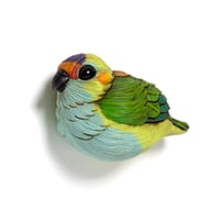 Image 2 of Mini Bird: Purple-Crowned Lorikeet by Calvin Ma 