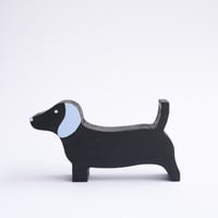 Image 1 of TECKEL FIGURINE - A001 TOTAL BLACK