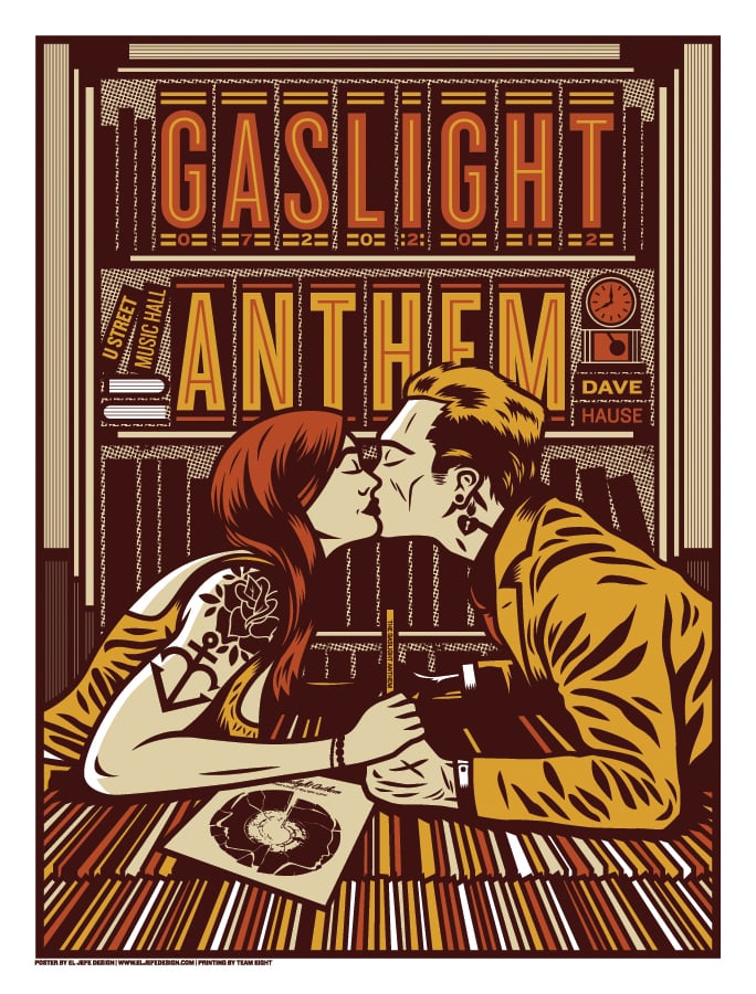 Image of Gaslight Anthem - Test Print - U Street