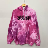 Pink Tie Dye Council Estate Queen Hoodie