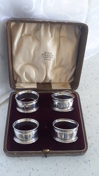 Image 1 of Set of 4 Napkin Rings