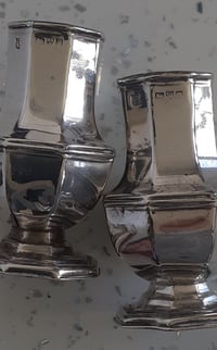 Image 4 of Pair of Silver Pepper Pots