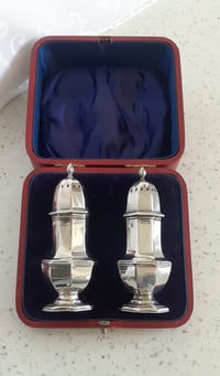 Image 1 of Pair of Silver Pepper Pots
