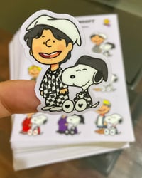 Image 3 of [STICKER SHEET] J-Hope x Snoopy (Preorder)