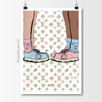 Image 1 of Sneaker Poster Louis Vuitton x Le Fleur (Tyler, The Creator) Shoes