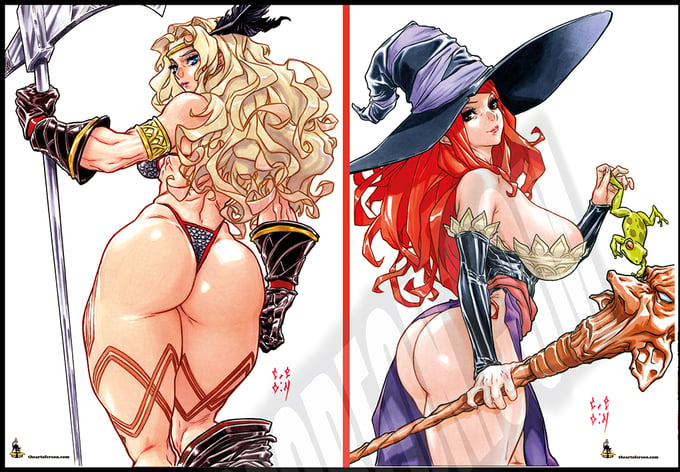 Image of DRAGON'S CROWN GIRLS - Set [Last 4 copies]