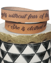 Double Wrap Leather Bracelets 