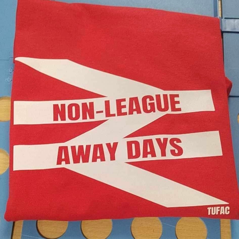 Non - League Away Days T - Shirt (choose your colours)