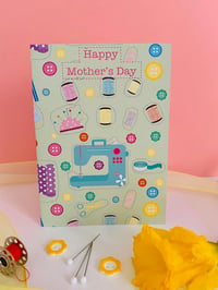 Image 3 of Sewing Tools Happy Mother's Day Card