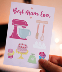 Image 3 of Best Mum Ever Kitchen Mama Card