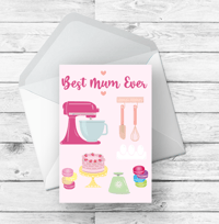 Image 1 of Best Mum Ever Kitchen Mama Card