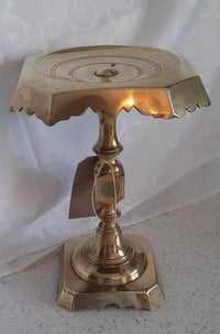 Image 2 of Vintage Brass Plant Stand