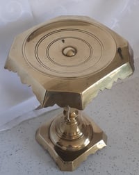 Image 3 of Vintage Brass Plant Stand