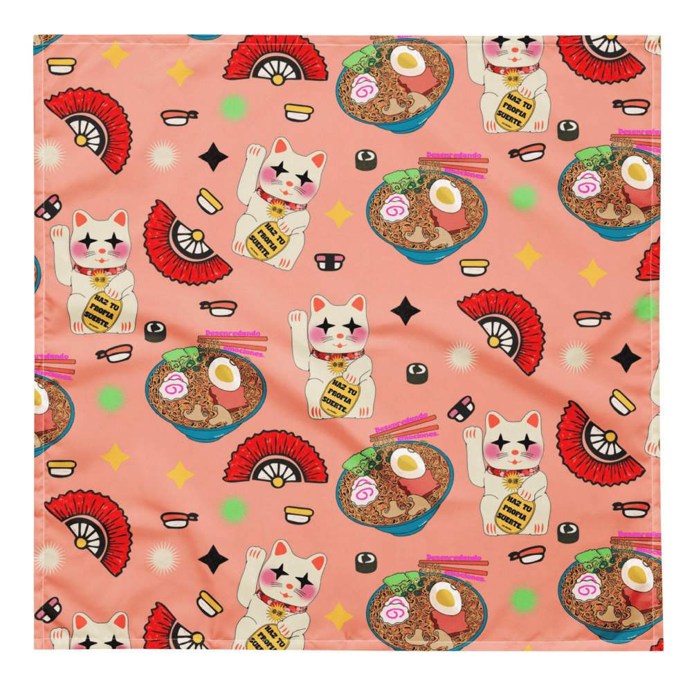 Image of Japanese Restaurant print Bandana