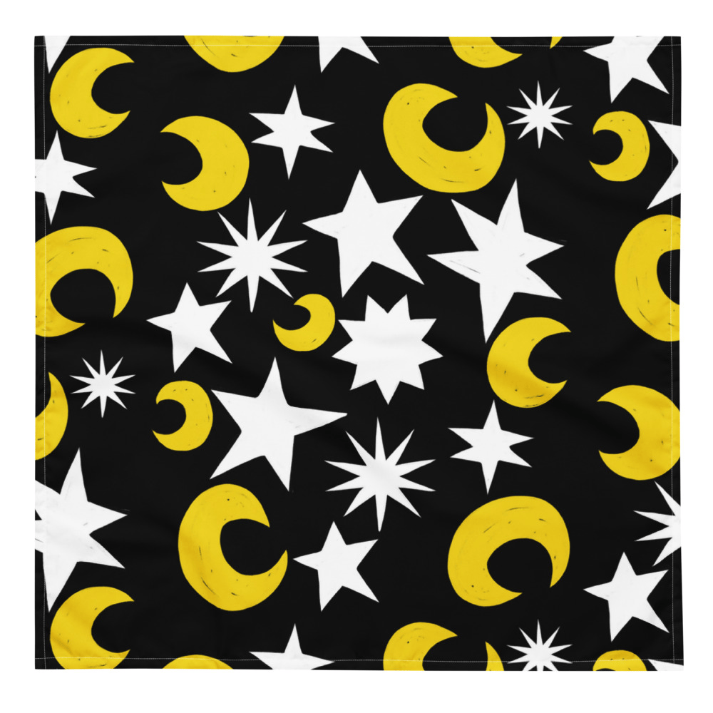 Image of Moonlight print Bandana