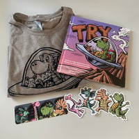 Image 1 of "Try" T-shirt package