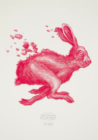 Image of Hare in dissolution - Silkscreen Print small