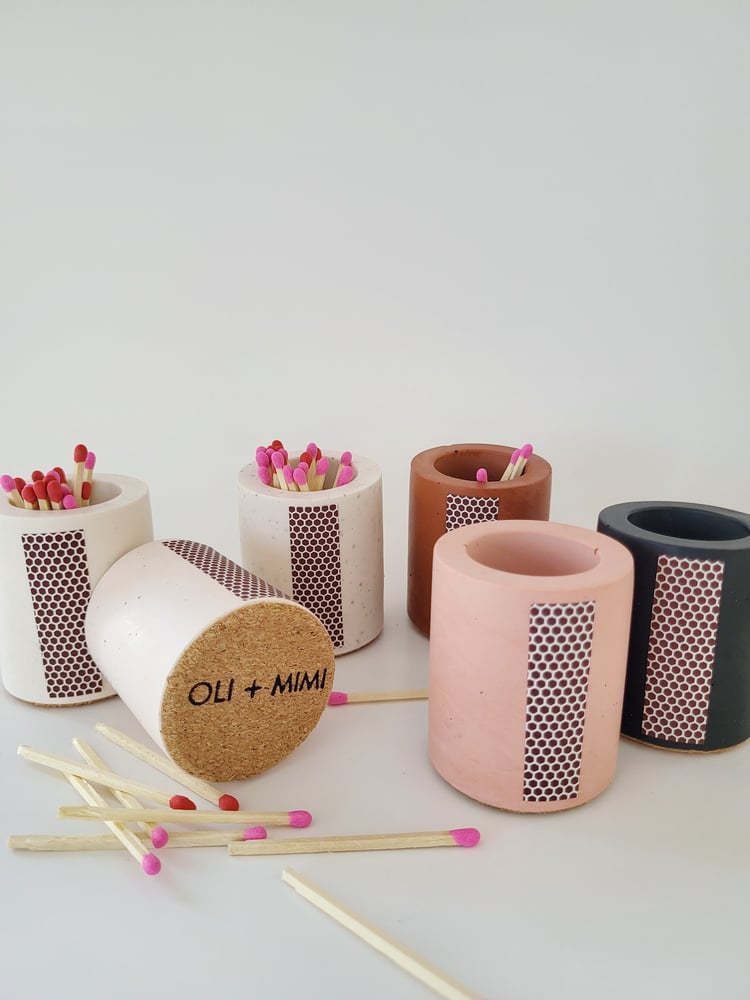 Image of Porte allumettes Collection Blush