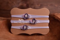 Image 3 of Baby headbands set lilac