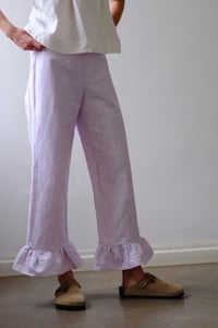 Image 2 of ELLA Linen Ruffle Pants
