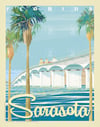 Sarasota Florida Vintage Style Poster Art | Print No 123