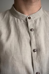 Image 3 of Handsewn linen shirt