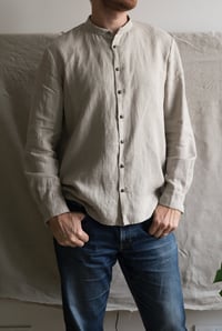 Image 1 of Handsewn linen shirt