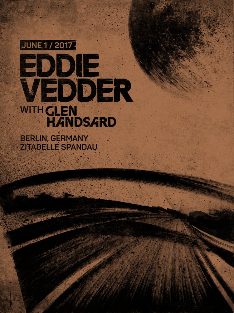 Image of Eddie Vedder Berlin screenprint