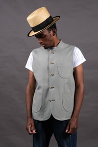 Image 5 of Clayton Gilet - Lichen linen £215.00