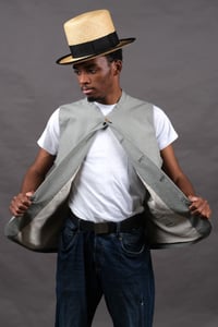 Image 7 of Clayton Gilet - Lichen linen £215.00