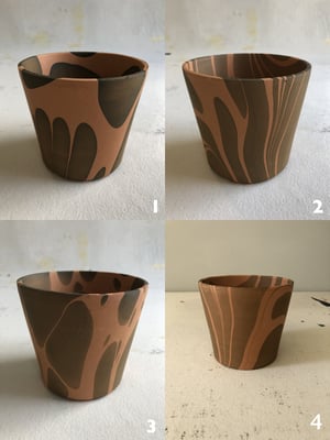 Image of MARBLED Pot - Small / Green