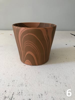 Image of MARBLED Pot - Small / Green