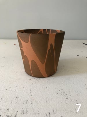 Image of MARBLED Pot - Small / Green