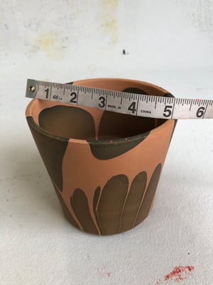 Image of MARBLED Pot - Small / Green