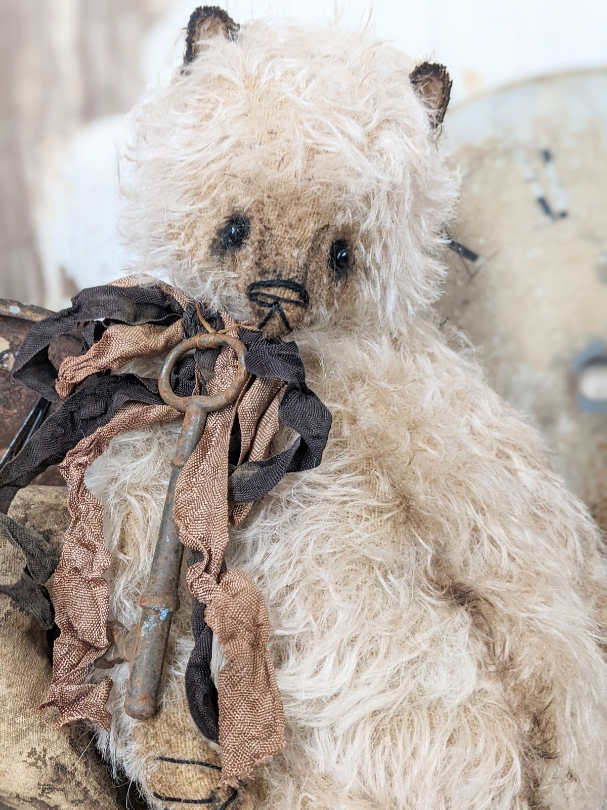 Vintage Hand store Made Teddy Bear by Fur-Get-Me-Not