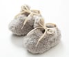 The Grey Boucle Booties