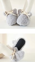 The Grey Boucle Booties