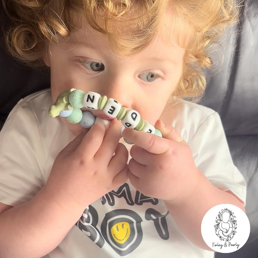 TEETHING RING: 3D Dino