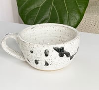 Image 2 of B&W Splatter Espresso Cup