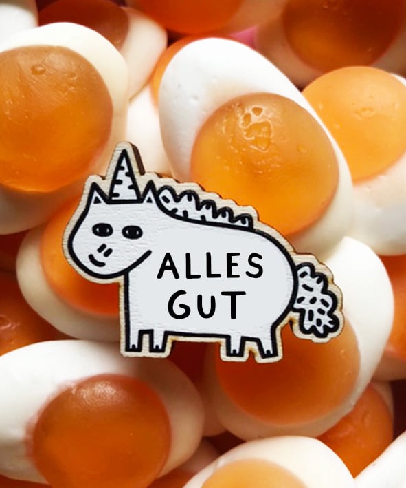 Image of Alles Gut Eco Wooden Pin 