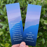 Second Half of the Mountain Bookmark