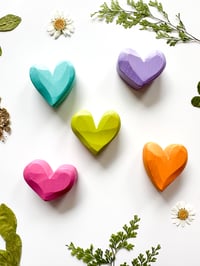 Image 2 of Happy - Blank Mini Colorful Heart Set 