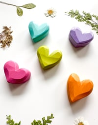 Image 3 of Happy - Blank Mini Colorful Heart Set 