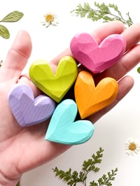 Image 1 of Happy - Blank Mini Colorful Heart Set 