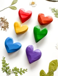 Image 2 of Rainbow - Blank Mini Colorful Heart Set